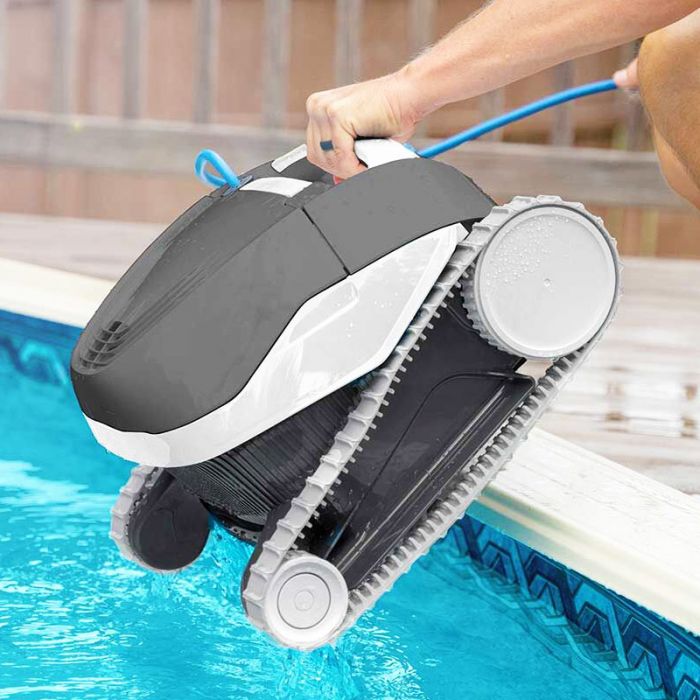 Robot piscina dolphin maytronics mr20 leggero